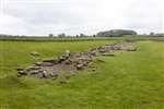 The Roman bridge south of Piercebridge, North Yorkshire