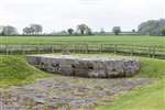 The Roman bridge south of Piercebridge, North Yorkshire