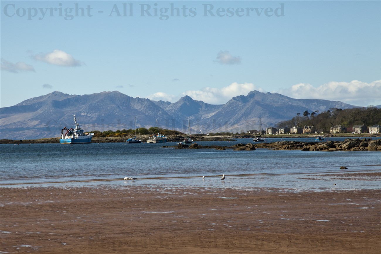 Arran from Kames Bay, Millport