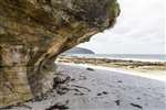 Marine erosion features, Singing Sands, Eigg