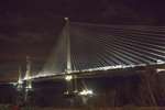 Queensferry Crossing at night