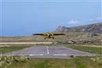 Hebridean Air Services Britten-Norman BN-2 Islander taking off from Coll