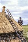 Thatching at Skye Cottage Museum