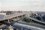 The Kingston Bridge and Clydeside Expressway, Glasgow in 1974