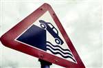 Erskine Ferry warning sign in 1967