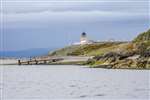Lighthouse and jetty, Ailsa Craig