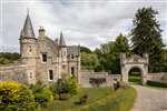The entrance to Castle Grant, Grantown-on-Spey