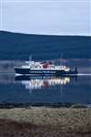 CalMac ferry MV Isle of Arran in West Loch Tarbert