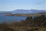 Arran and Great Cumbrae from the Haylie Brae