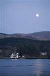 Corran Ferry by moonlight