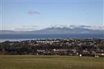 West Kilbride and Arran panorama