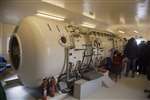 Hyperbaric decompression chamber, Marine Biological Station, Millport