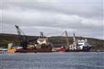 Oil industry support vessels, Lerwick