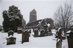 Muthill old church in the snow
