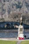 War memorial and River Aray bridge, Inveraray, Argyllshire