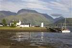 Ben Nevis from Caledonian Canal, Corpach, Fort William