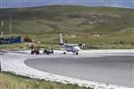 Barra Airport - unloading and loading passengers
